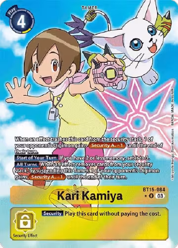 Kari Kamiya (Alternate Art) (BT15-084 R), Exceed Apocalypse — Digimon card price