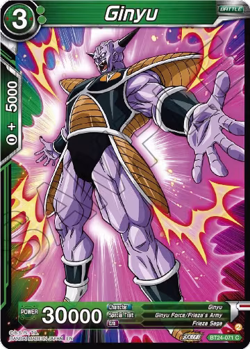 Ginyu (BT24-071), Beyond Generations — DB Super card price