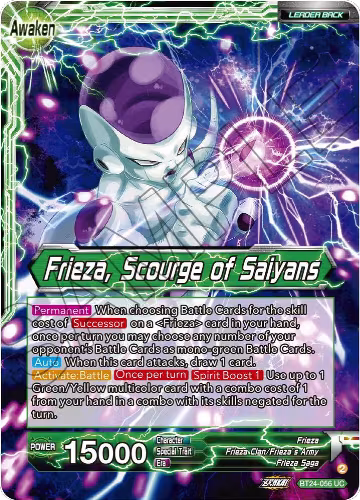 Frieza // Frieza, Scourge of Saiyans (BT24-056), Beyond Generations — DB Super card price