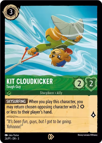 Kit Cloudkicker - Tough Guy (26), Disney Lorcana Promo Cards — Lorcana card price