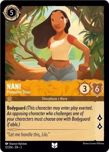 Nani - Protective Sister (12/204), Into the Inklands — Lorcana card price