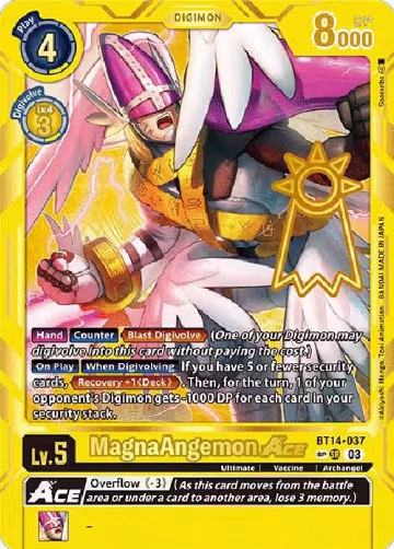MagnaAngemon ACE (Special Rare) (BT14-037 SP) — card price