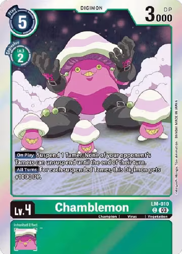 Chamblemon (English Exclusive) (LM-010 C), Exceed Apocalypse — Digimon card price