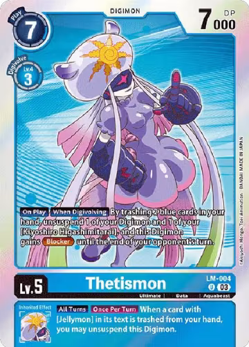 Thetismon (English Exclusive) (LM-004 U), Exceed Apocalypse — Digimon card price
