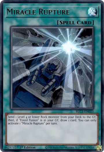 Miracle Rupture (BLC1-EN025), Battles of Legend: Chapter 1 — Yu-Gi-Oh! card price