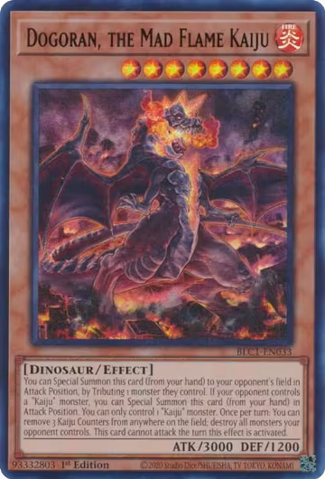 Dogoran, the Mad Flame Kaiju (BLC1-EN033), Battles of Legend: Chapter 1 — Yu-Gi-Oh! card price