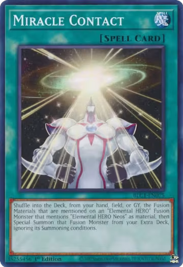 Miracle Contact (BLC1-EN075), Battles of Legend: Chapter 1 — Yu-Gi-Oh! card price