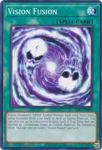 Vision Fusion (BLC1-EN086), Battles of Legend: Chapter 1 — Yu-Gi-Oh! card price