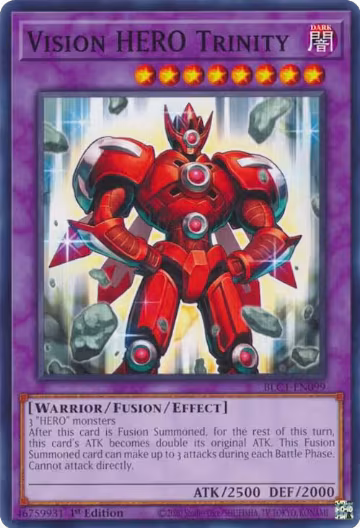 Vision HERO Trinity (BLC1-EN099), Battles of Legend: Chapter 1 — Yu-Gi-Oh! card price