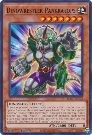 Dinowrestler Pankratops (BLC1-EN102), Battles of Legend: Chapter 1 — Yu-Gi-Oh! card price