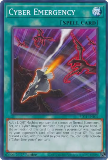 Cyber Emergency (BLC1-EN105), Battles of Legend: Chapter 1 — Yu-Gi-Oh! card price