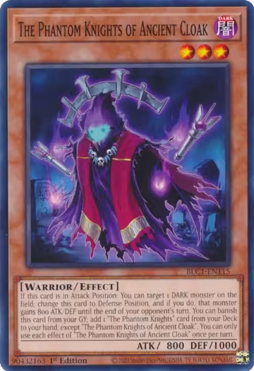 The Phantom Knights of Ancient Cloak (BLC1-EN115), Battles of Legend: Chapter 1 — Yu-Gi-Oh! card price