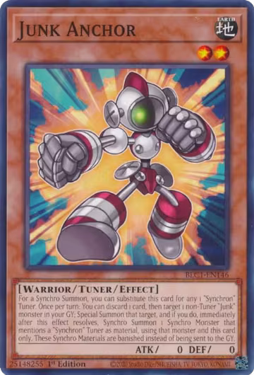 Junk Anchor (BLC1-EN146), Battles of Legend: Chapter 1 — Yu-Gi-Oh! card price