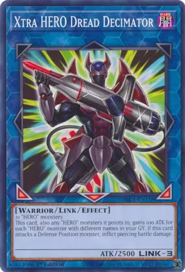 Xtra HERO Dread Decimator (BLC1-EN156), Battles of Legend: Chapter 1 — Yu-Gi-Oh! card price