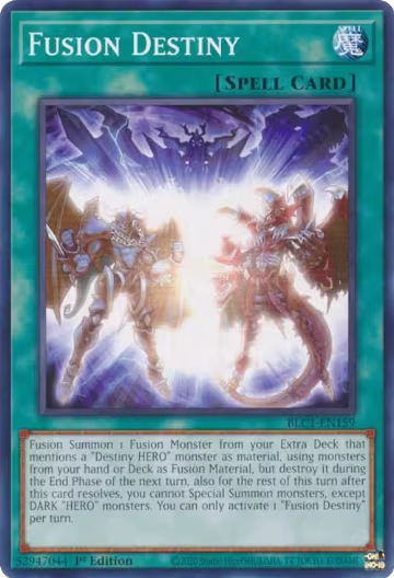 Fusion Destiny (BLC1-EN159), Battles of Legend: Chapter 1 — Yu-Gi-Oh! card price