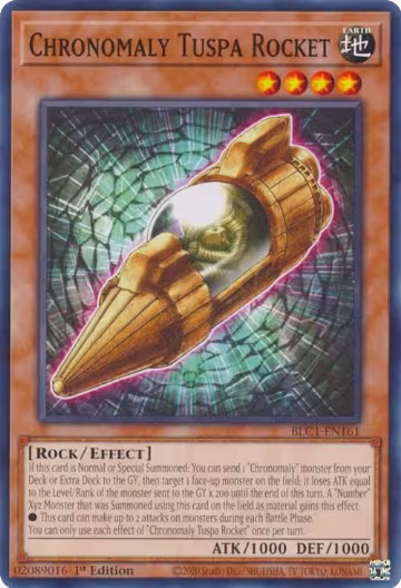 Chronomaly Tuspa Rocket (BLC1-EN161), Battles of Legend: Chapter 1 — Yu-Gi-Oh! card price