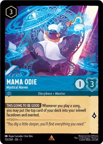 Mama Odie - Mystical Maven (151/204), Into the Inklands — Lorcana card price