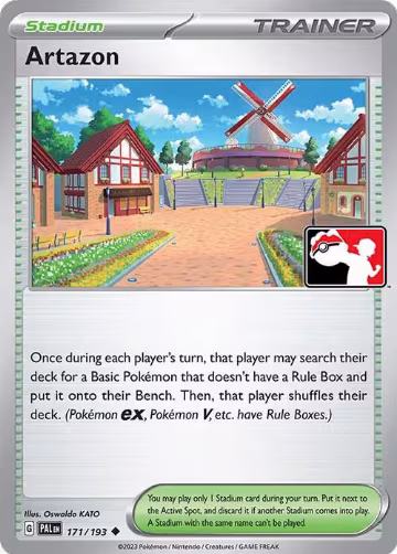 Artazon - 171/193 (171/193), Prize Pack Series Cards — Pokémon card price