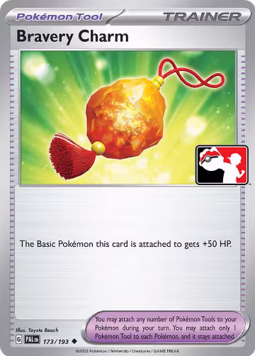 Bravery Charm - 173/193 (173/193), Prize Pack Series Cards — Pokémon card price