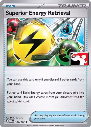 Superior Energy Retrieval - 189/193 (189/193), Prize Pack Series Cards — Pokémon card price