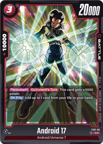 Android 17 (Tournament Pack 01) (FS01-06), Tournament and Championship Promos — DB Fusion card price