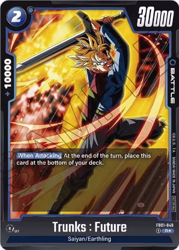 Trunks : Future - FB01-049 (Tournament Pack 01) (FB01-049), Tournament and Championship Promos — DB Fusion card price