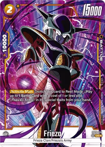 Frieza - FB01-128 (Tournament Pack -Winner- 01) (FB01-128), Tournament and Championship Promos — DB Fusion card price