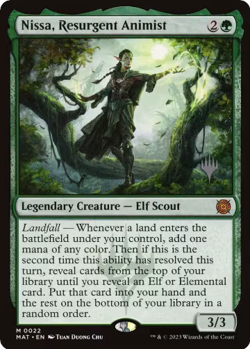 Nissa, Resurgent Animist (22) — card price