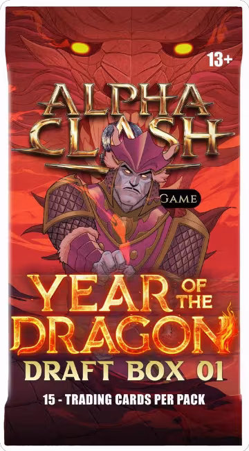 Draft Box 01: Year of the Dragon Booster Pack, Year of the Dragon — Alpha Clash sealed product price