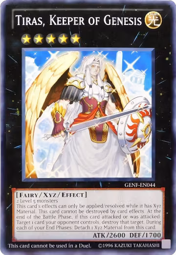 Tiras, Keeper of Genesis (Oversized) (GENF-EN044), Miscellaneous Promotional Cards — Yu-Gi-Oh! card price
