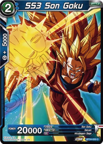 SS3 Son Goku (BT24-033), Beyond Generations — DB Super card price