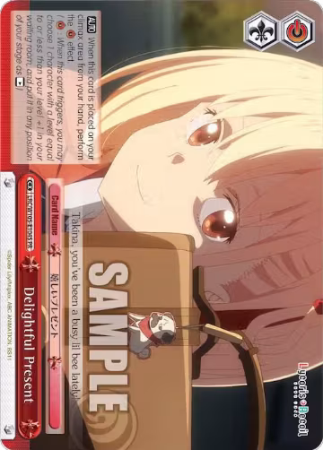 Delightful Present (Foil) (LRC/W105-E104S PR), Lycoris Recoil — Weiß Schwarz card price