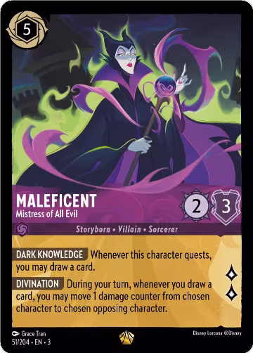 Maleficent - Mistress of All Evil (51/204), Into the Inklands — Lorcana card price