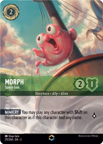 Morph - Space Goo (Enchanted) (211/204), Into the Inklands — Lorcana card price