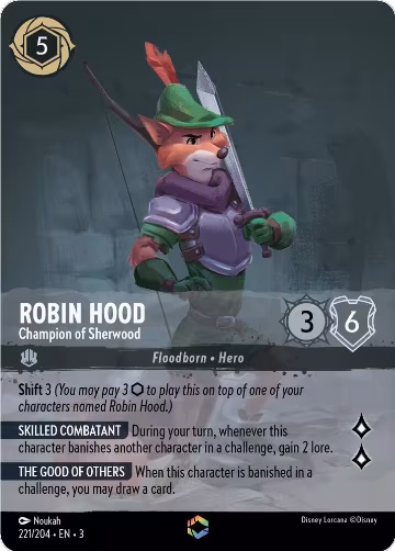 Robin Hood - Champion of Sherwood (Enchanted) (221/204) — card price