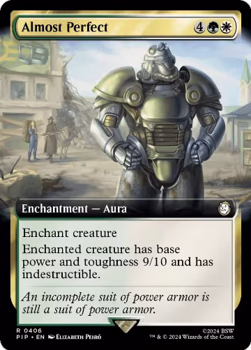 Almost Perfect (Extended Art) (406), Universes Beyond: Fallout — Magic card price