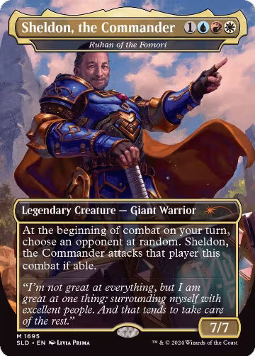 Sheldon, the Commander - Ruhan of the Fomori (1695), Secret Lair Drop Series — Magic card price