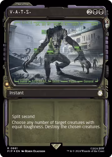 V.A.T.S. (Showcase) (Surge Foil) (861), Universes Beyond: Fallout — Magic card price