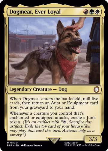 Dogmeat, Ever Loyal (Surge Foil) (530), Universes Beyond: Fallout — Magic card price