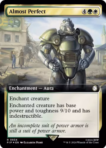 Almost Perfect (Extended Art) (Surge Foil) (934), Universes Beyond: Fallout — Magic card price