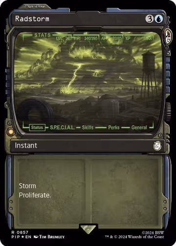 Radstorm (Showcase) (Surge Foil) (857), Universes Beyond: Fallout — Magic card price