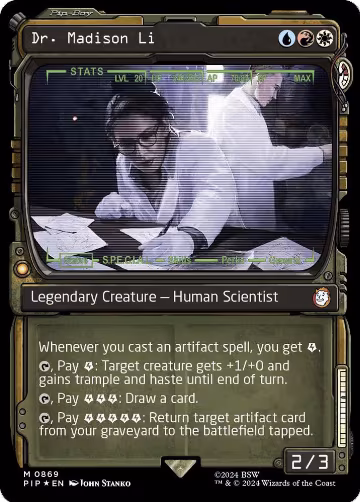 Dr. Madison Li (Showcase) (Surge Foil) (869), Universes Beyond: Fallout — Magic card price