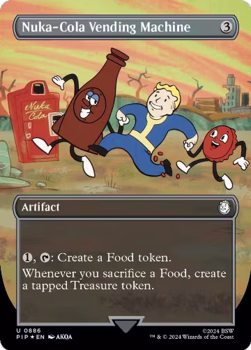 Nuka-Cola Vending Machine (Borderless) (Surge Foil) (886), Universes Beyond: Fallout — Magic card price