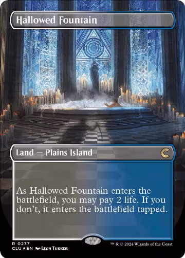Hallowed Fountain (Borderless) (277) — card price