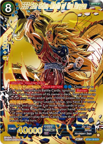 SS3 Son Goku, Wrath of the Dragon (BT24-138) — card price
