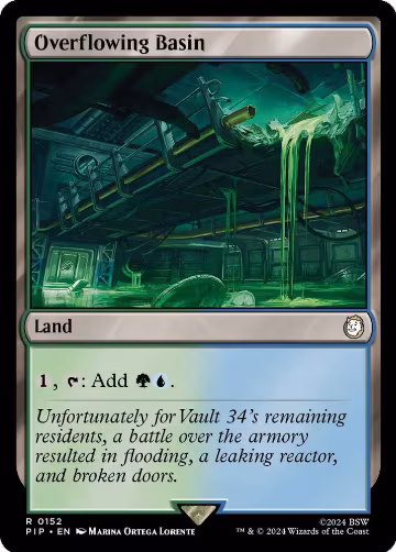 Overflowing Basin (152), Universes Beyond: Fallout — Magic card price