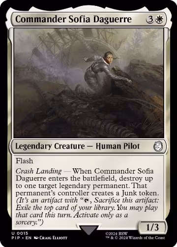 Commander Sofia Daguerre (15), Universes Beyond: Fallout — Magic card price