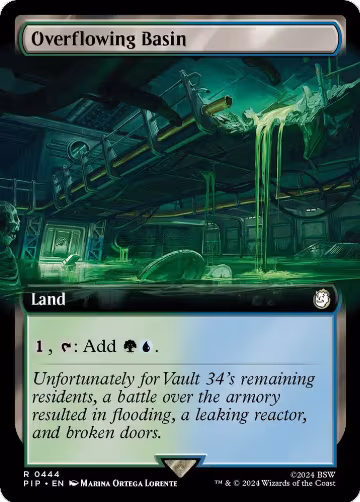 Overflowing Basin (Extended Art) (444), Universes Beyond: Fallout — Magic card price