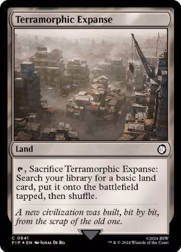 Terramorphic Expanse (Surge Foil) (841), Universes Beyond: Fallout — Magic card price