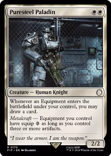 Puresteel Paladin (170), Universes Beyond: Fallout — Magic card price